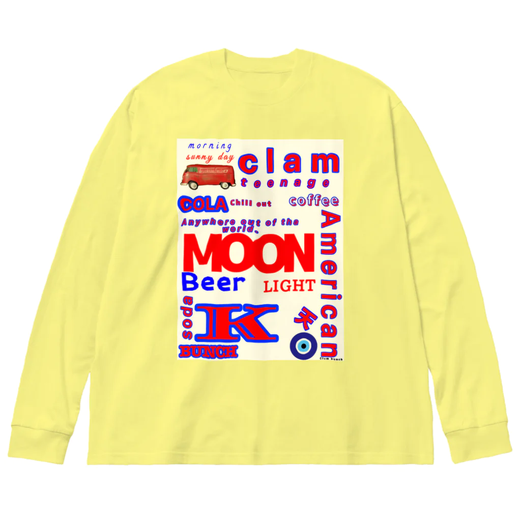 Clum bunchのメジャーリーグ Big Long Sleeve T-Shirt