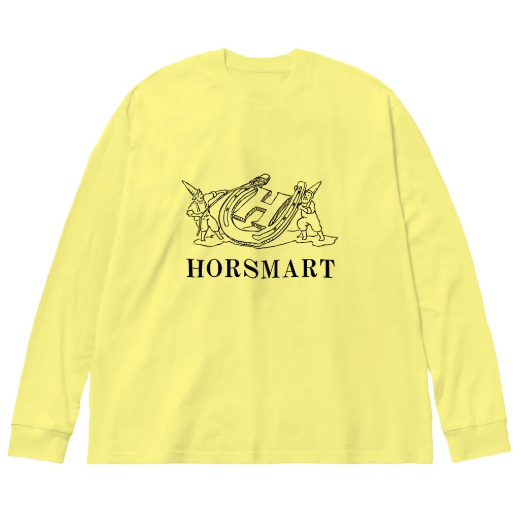 HORSMART公式ショップの色選べます『HORSMARTオリジナル商品』 ビッグシルエットロングスリーブTシャツ