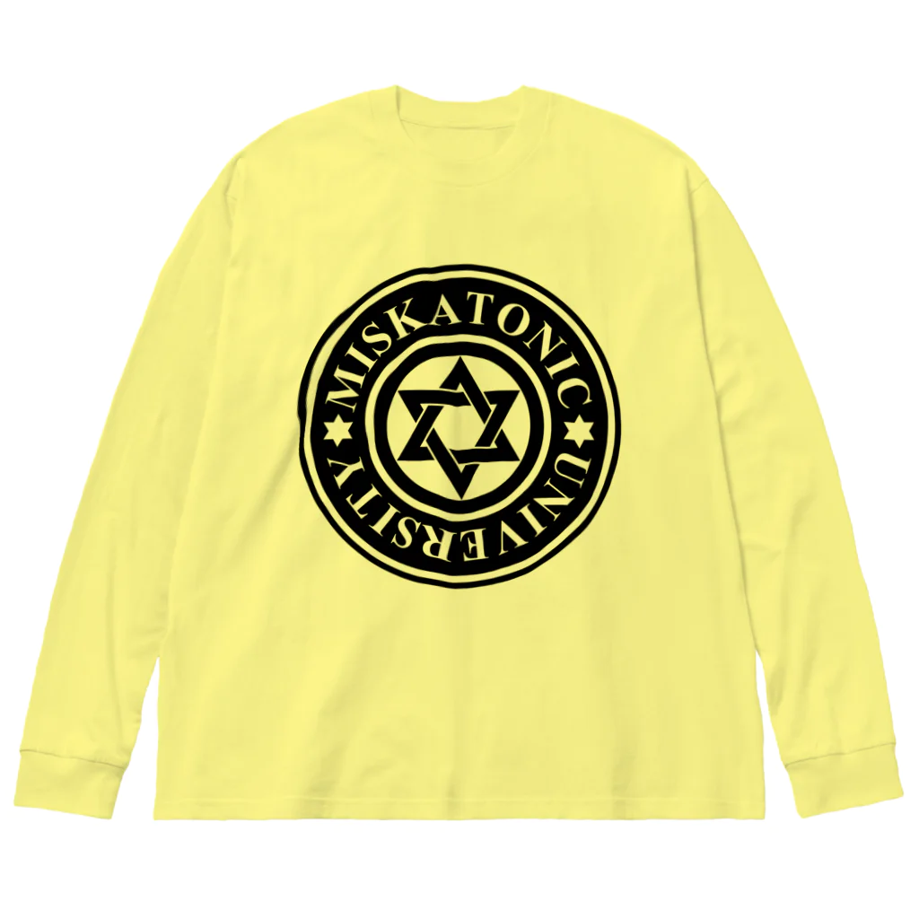 AURA_HYSTERICAのMISKATONIC UNIVERSITY Big Long Sleeve T-Shirt