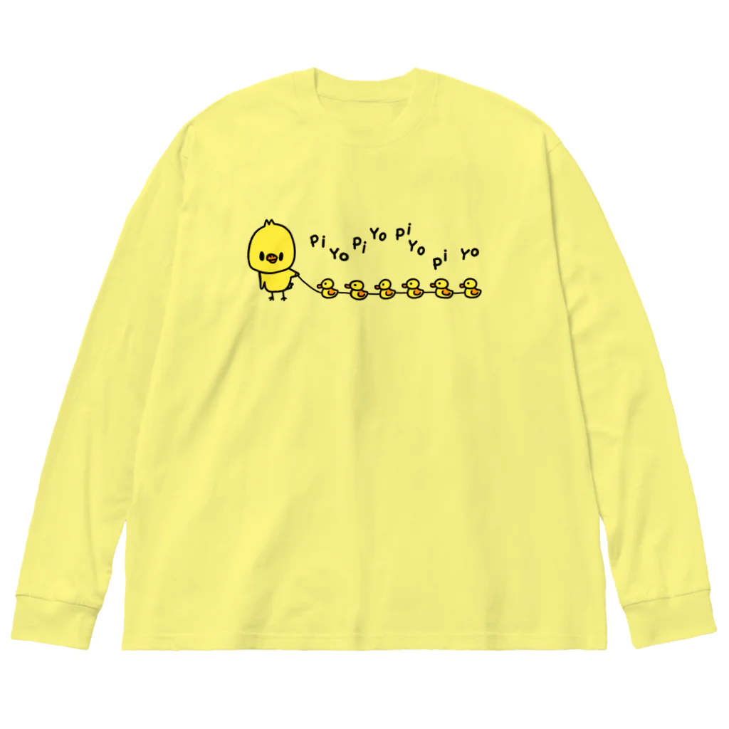 ユウィズのぴよ散歩 Big Long Sleeve T-Shirt