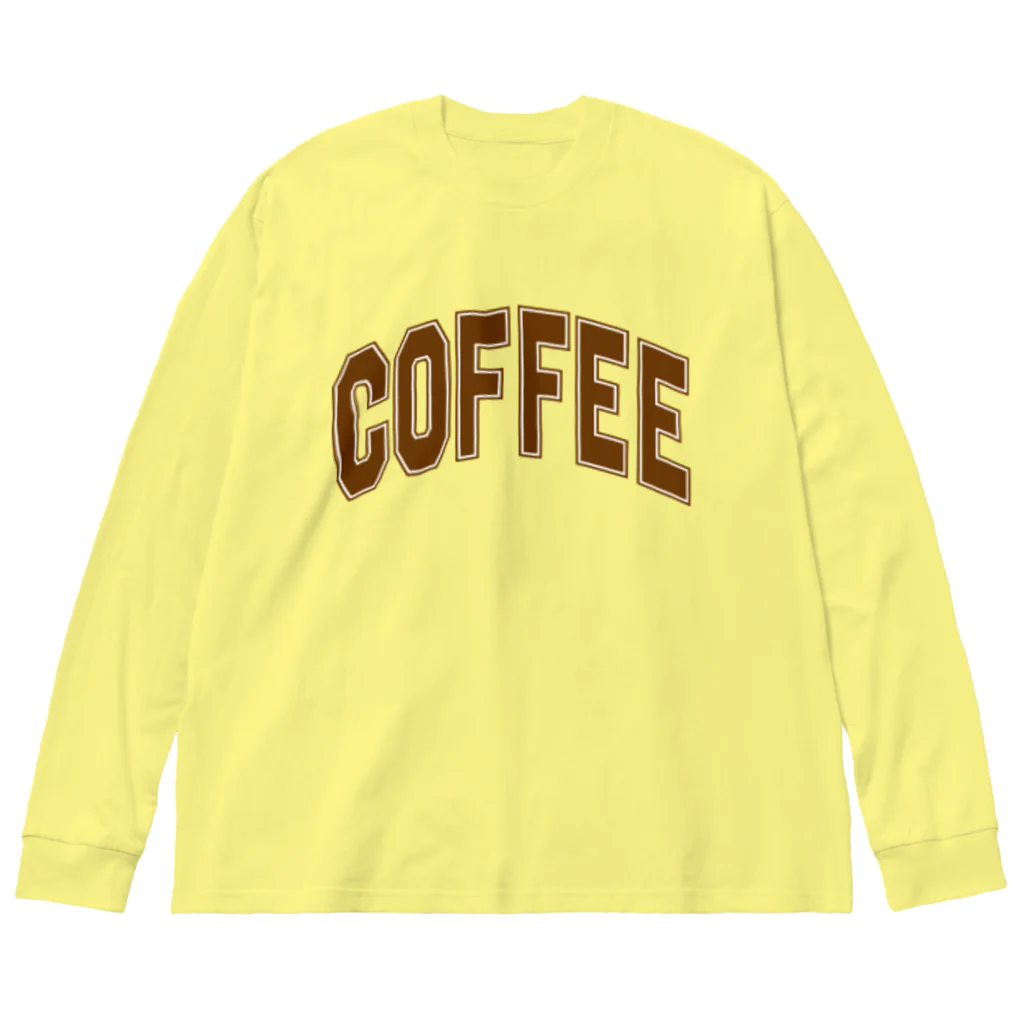カレッジロゴ何か良いのコーヒーカレッジ Big Long Sleeve T-Shirt