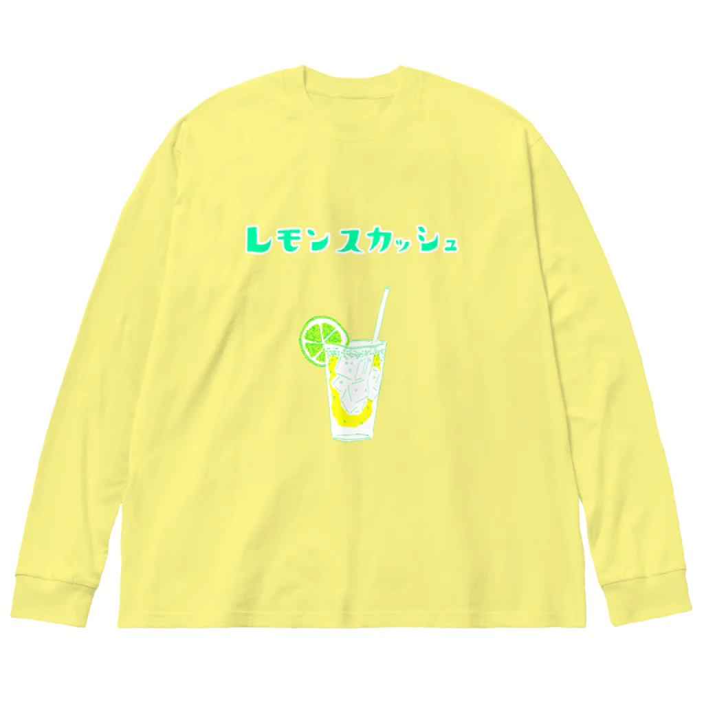 NIKORASU GOの夏デザイン「レモンスカッシュ」（Tシャツ・パーカー・グッズ・ETC） Big Long Sleeve T-Shirt