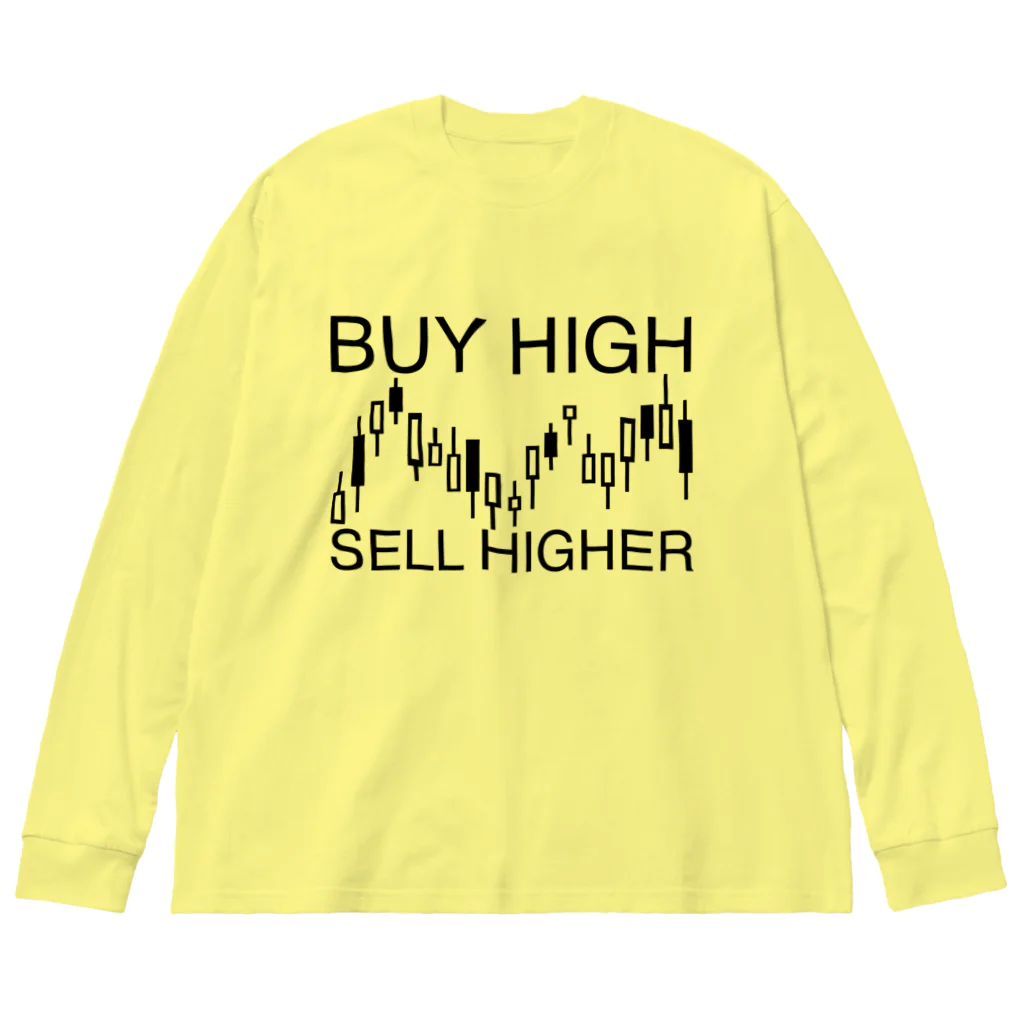 AURA_HYSTERICAのBuy high, sell higher Big Long Sleeve T-Shirt