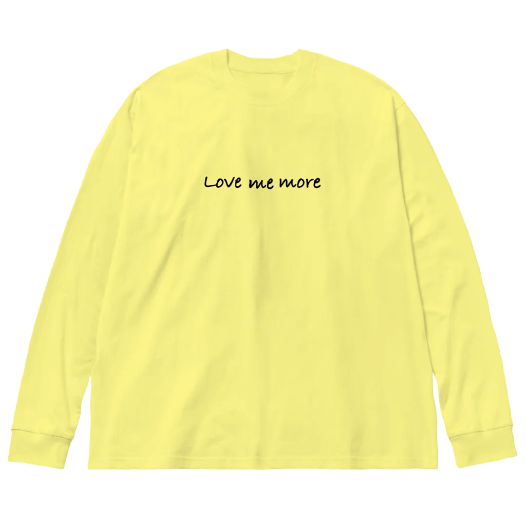 nobinobiのLove me more ビッグシルエットロングスリーブTシャツ