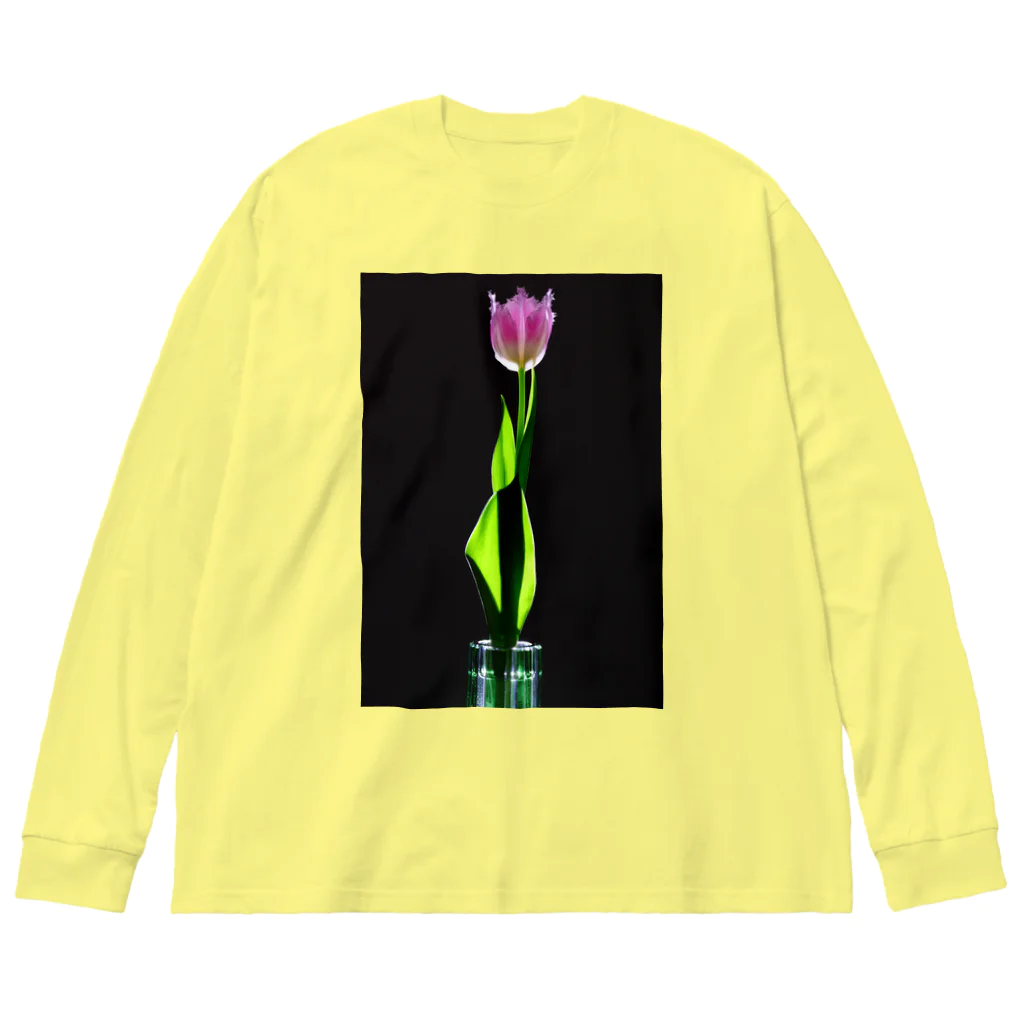 CNU Official ShopのTulip Design Big Silhouette Long Sleeve T-Shirt ビッグシルエットロングスリーブTシャツ