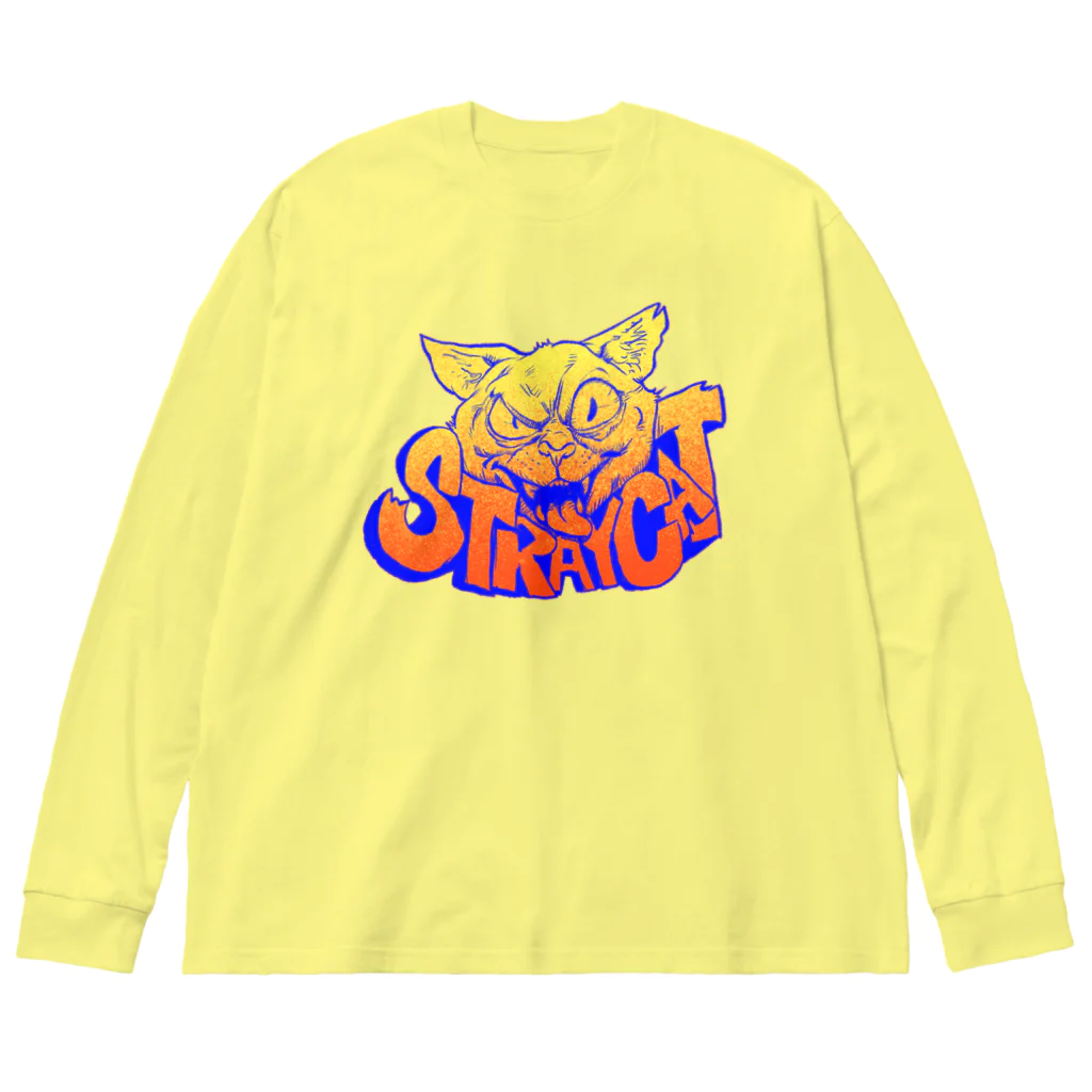 イエネコのStray cat  ビッグシルエットロングスリーブTシャツ