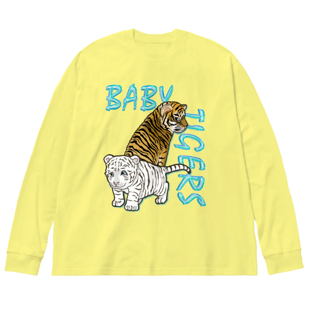LalaHangeulのBABY TIGERS Big Long Sleeve T-Shirt