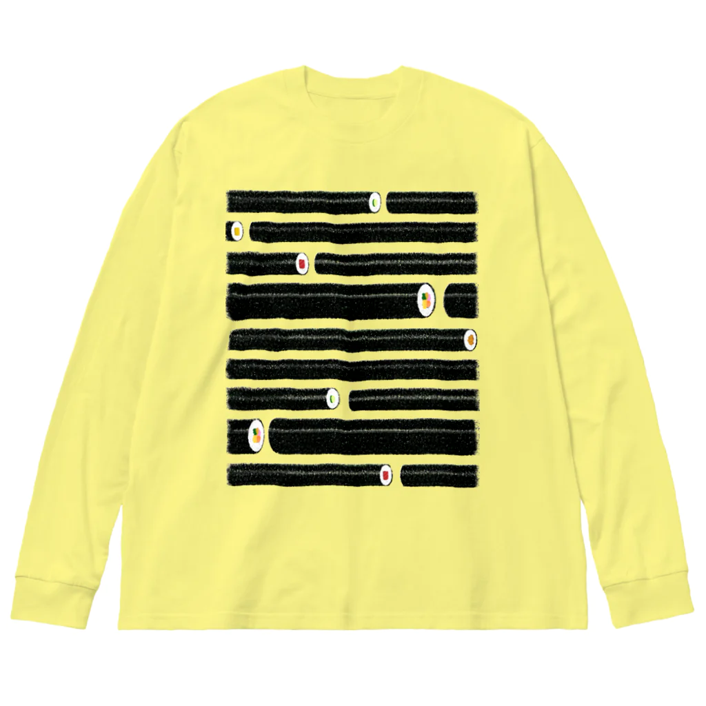 くいなの母の巻き寿司ボーダー Big Long Sleeve T-Shirt