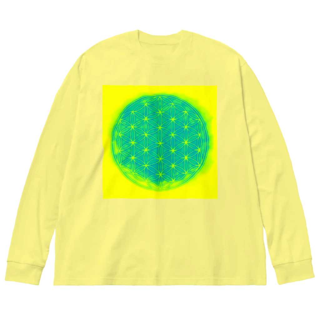 紫園+sion+(麗舞+reybu+)の💚パイナップル💛 Big Long Sleeve T-Shirt