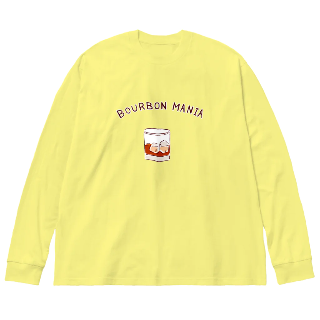 NIKORASU GOのバーボン大好き「バーボンマニア」（Tシャツ・パーカー・グッズ・ETC） Big Long Sleeve T-Shirt