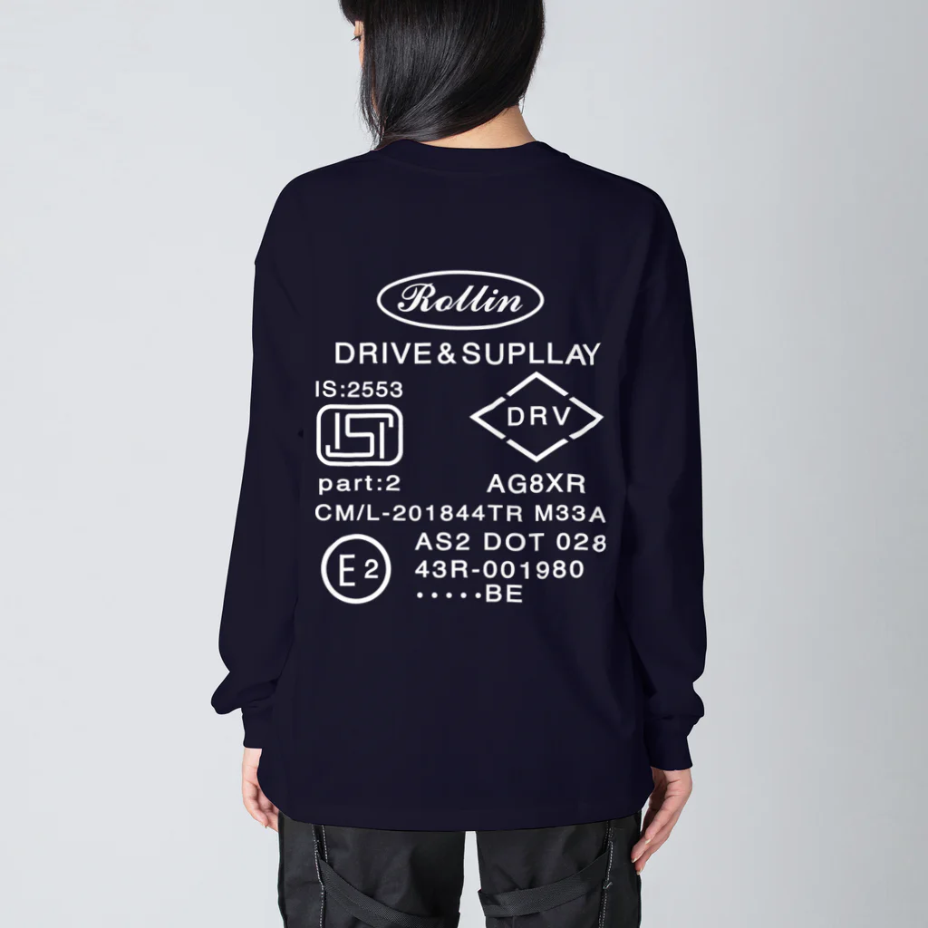 bankrollのk ビッグシルエットロングスリーブTシャツ