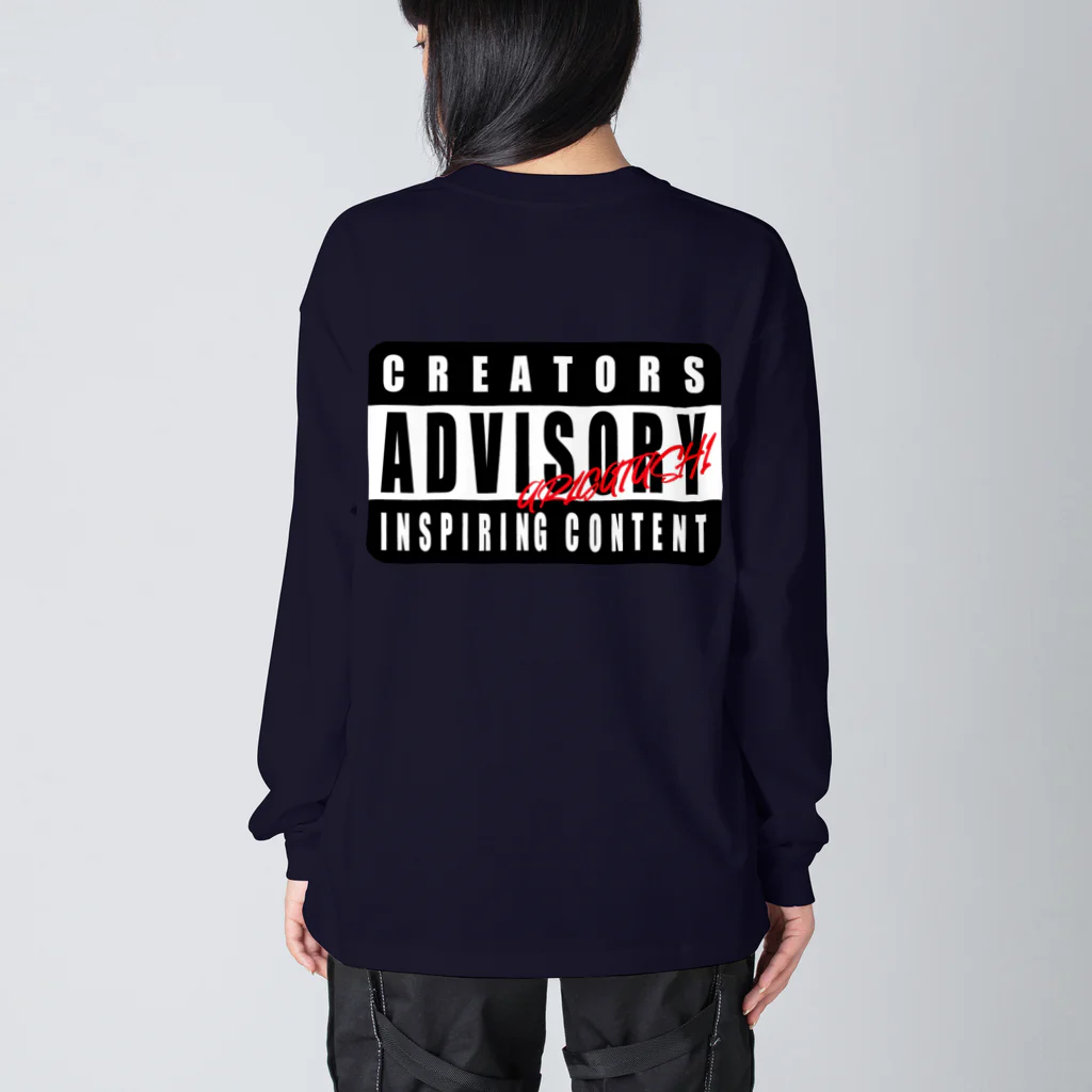 VRIGVTVSHI のADVISORY"CREATORS" NAVY Big Long Sleeve T-Shirt