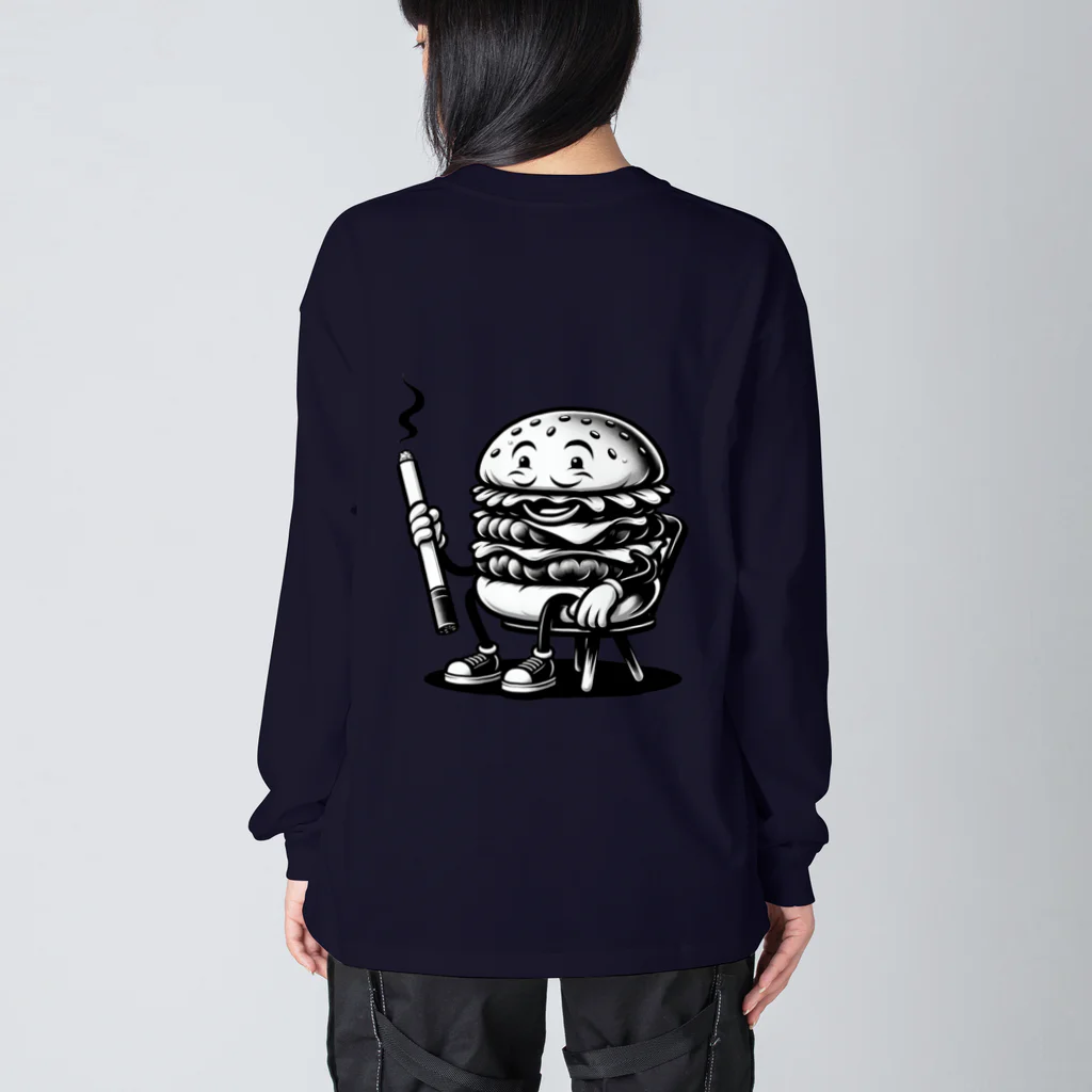 木更津CHILL の木更津バーガー Big Long Sleeve T-Shirt