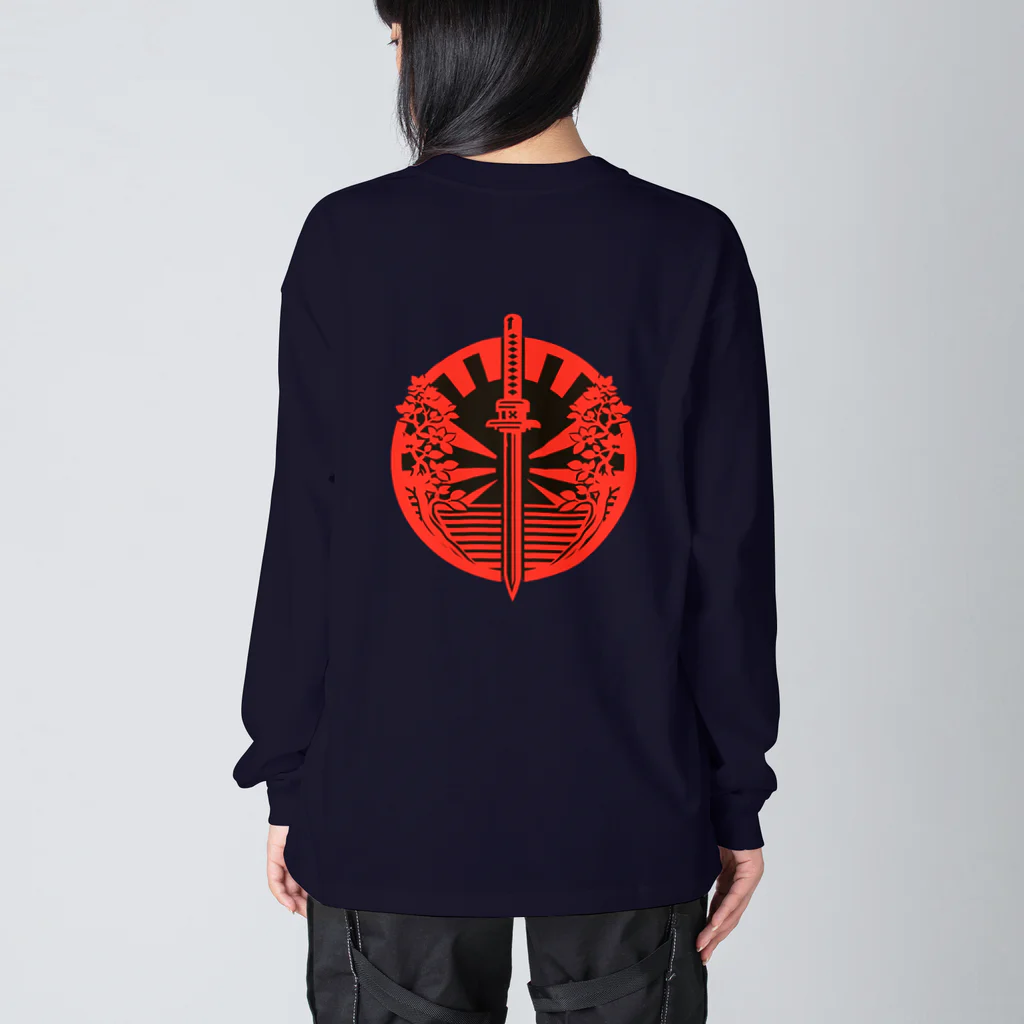 kumainchouのSAMURAI くま Big Long Sleeve T-Shirt