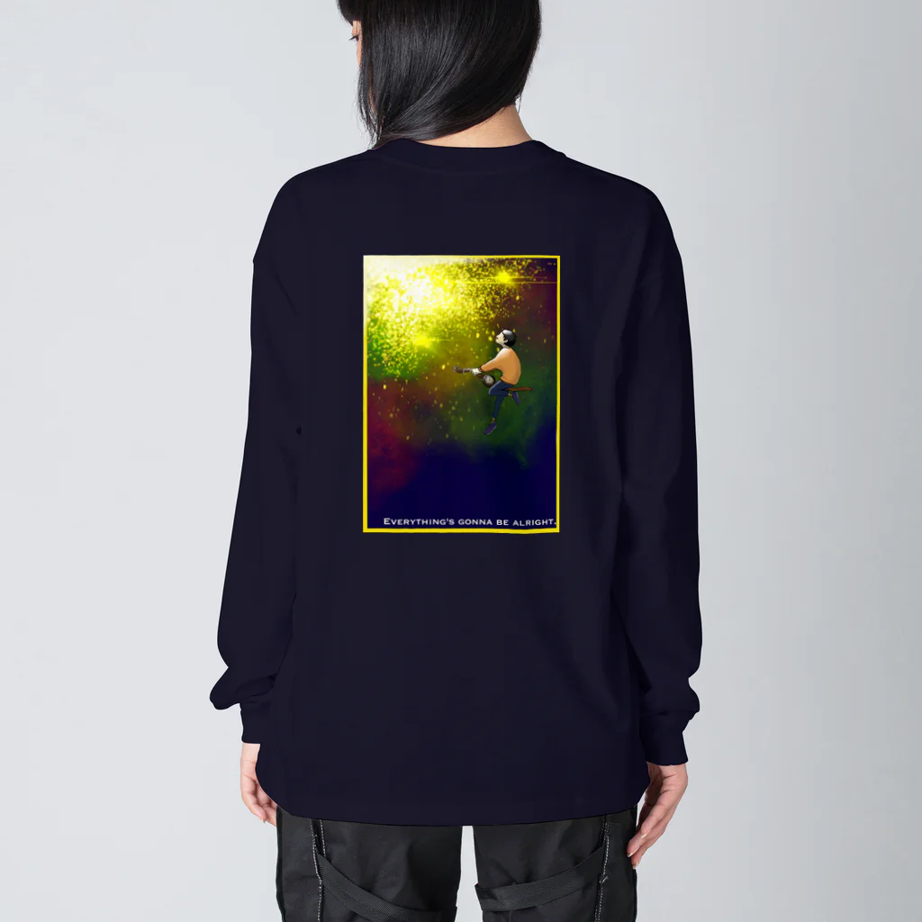 namika0821の時計宇宙 ビッグシルエットロングスリーブTシャツ