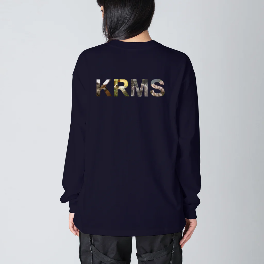 KRMSのKRMSロゴ ビッグシルエットロングスリーブTシャツ