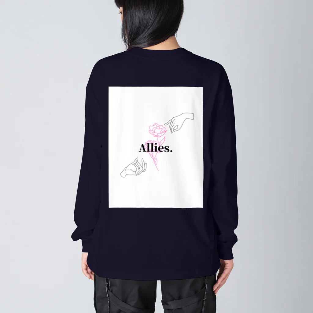 Allies. （ アライズ ）のAllies. （アライズ） ビッグシルエットロングスリーブTシャツ