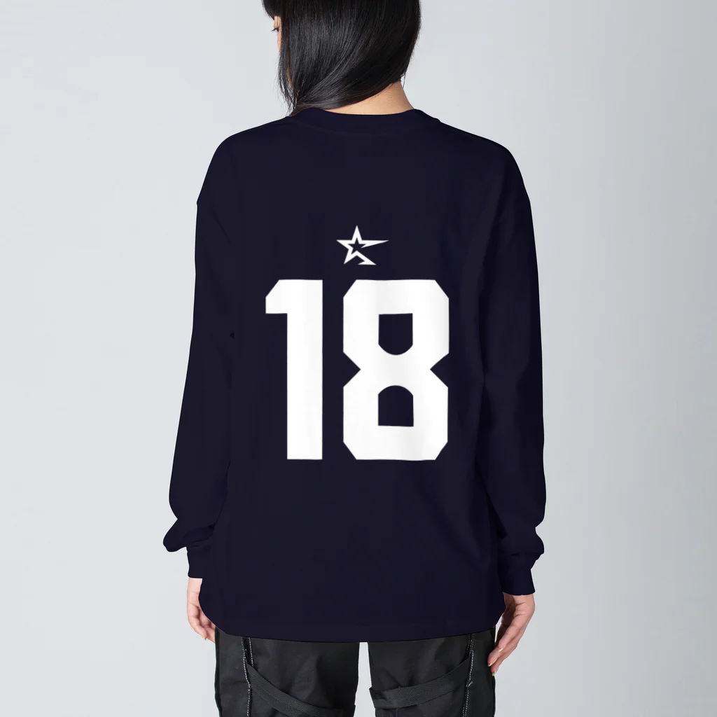 いそのスーパースターズのNo.18 Tシャツ ビッグシルエットロングスリーブTシャツ