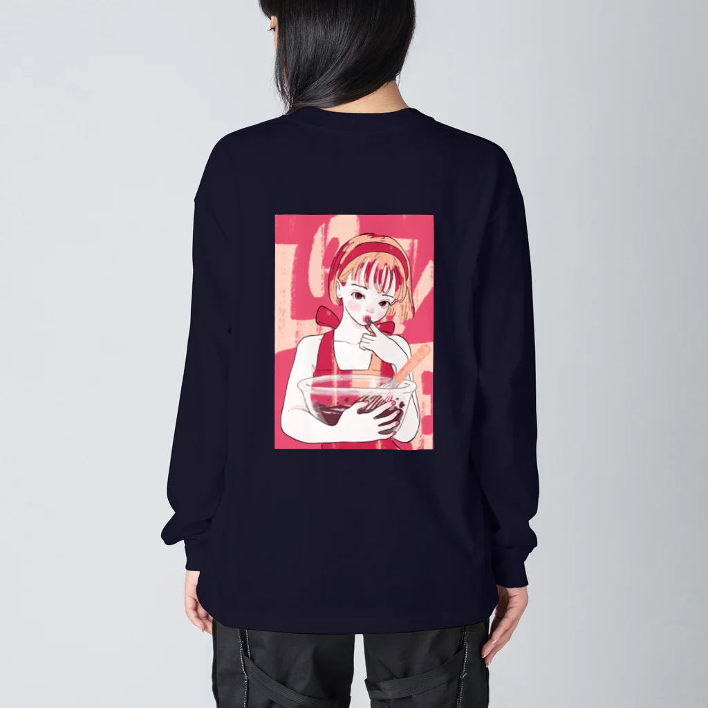 KIRINZ StoreのGF_公式イラスト/バレンタイン ビッグシルエットロングスリーブTシャツ