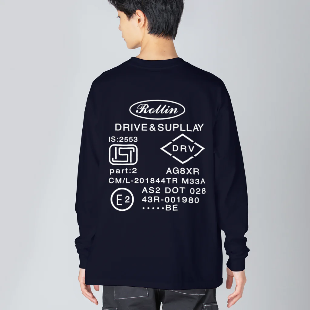 bankrollのk ビッグシルエットロングスリーブTシャツ