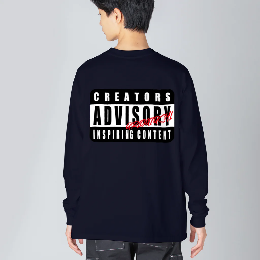 VRIGVTVSHI のADVISORY"CREATORS" NAVY Big Long Sleeve T-Shirt