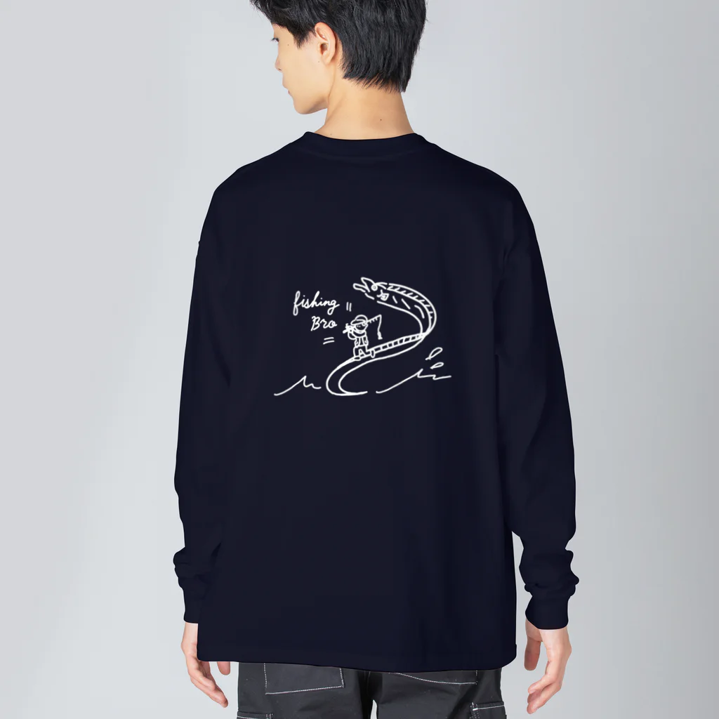 Paleale(ペールエール)のfishing bro ビッグシルエットロングスリーブTシャツ