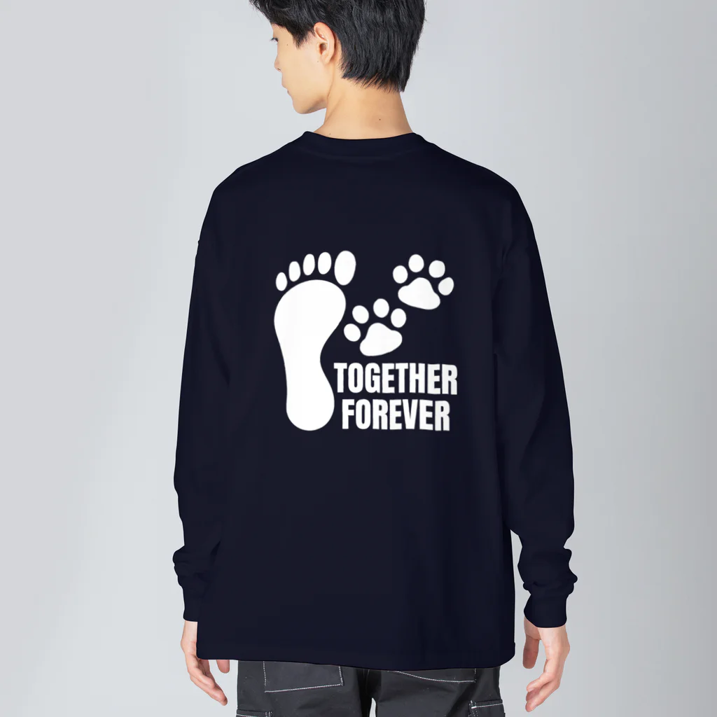 WAN-ONE Style shopのTOGETHER FOREVER Big Long Sleeve T-Shirt