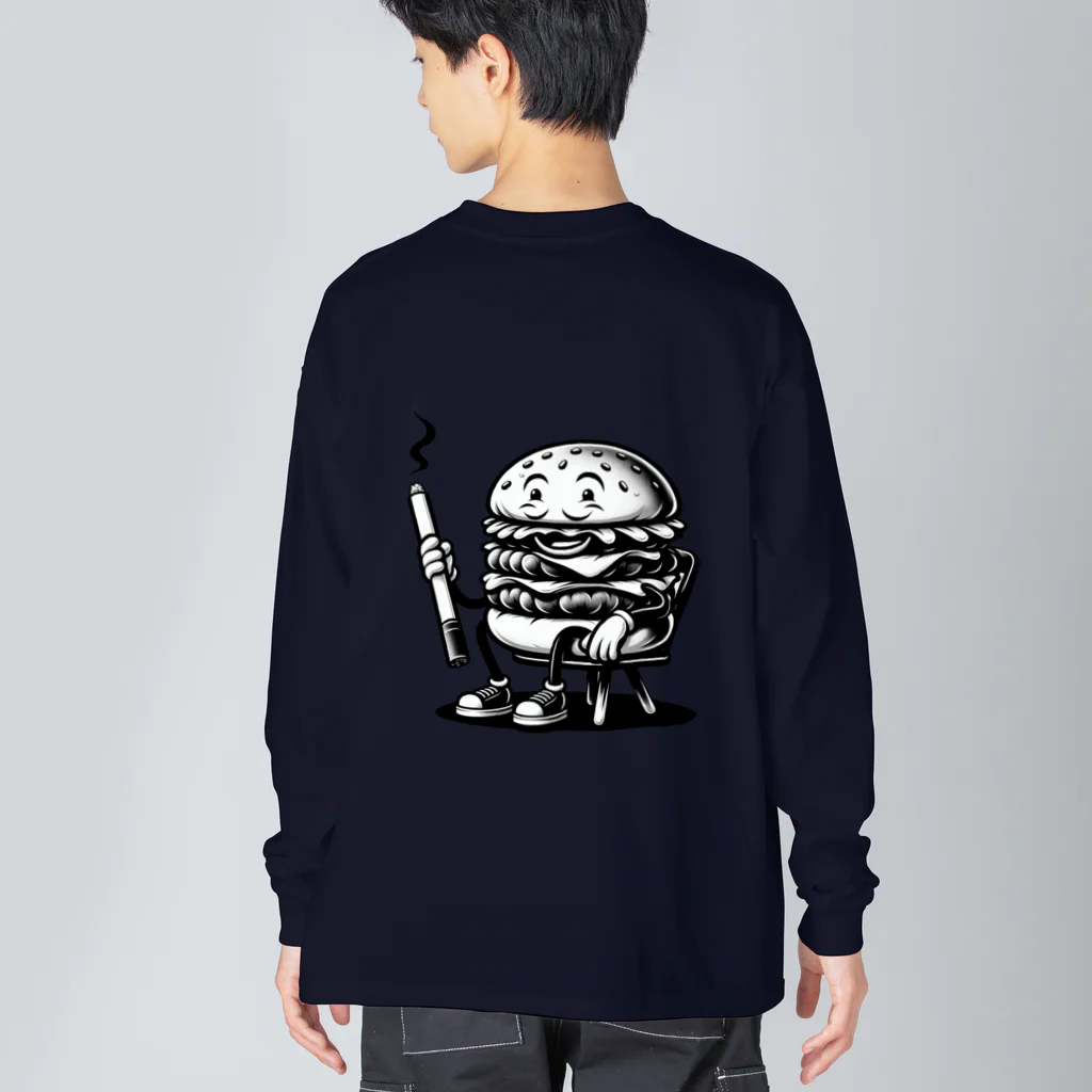 木更津CHILL の木更津バーガー Big Long Sleeve T-Shirt