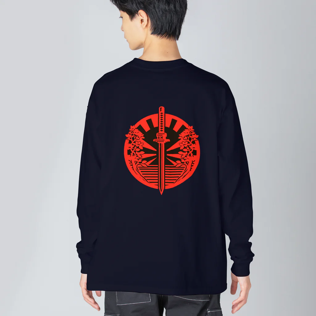 kumainchouのSAMURAI くま Big Long Sleeve T-Shirt