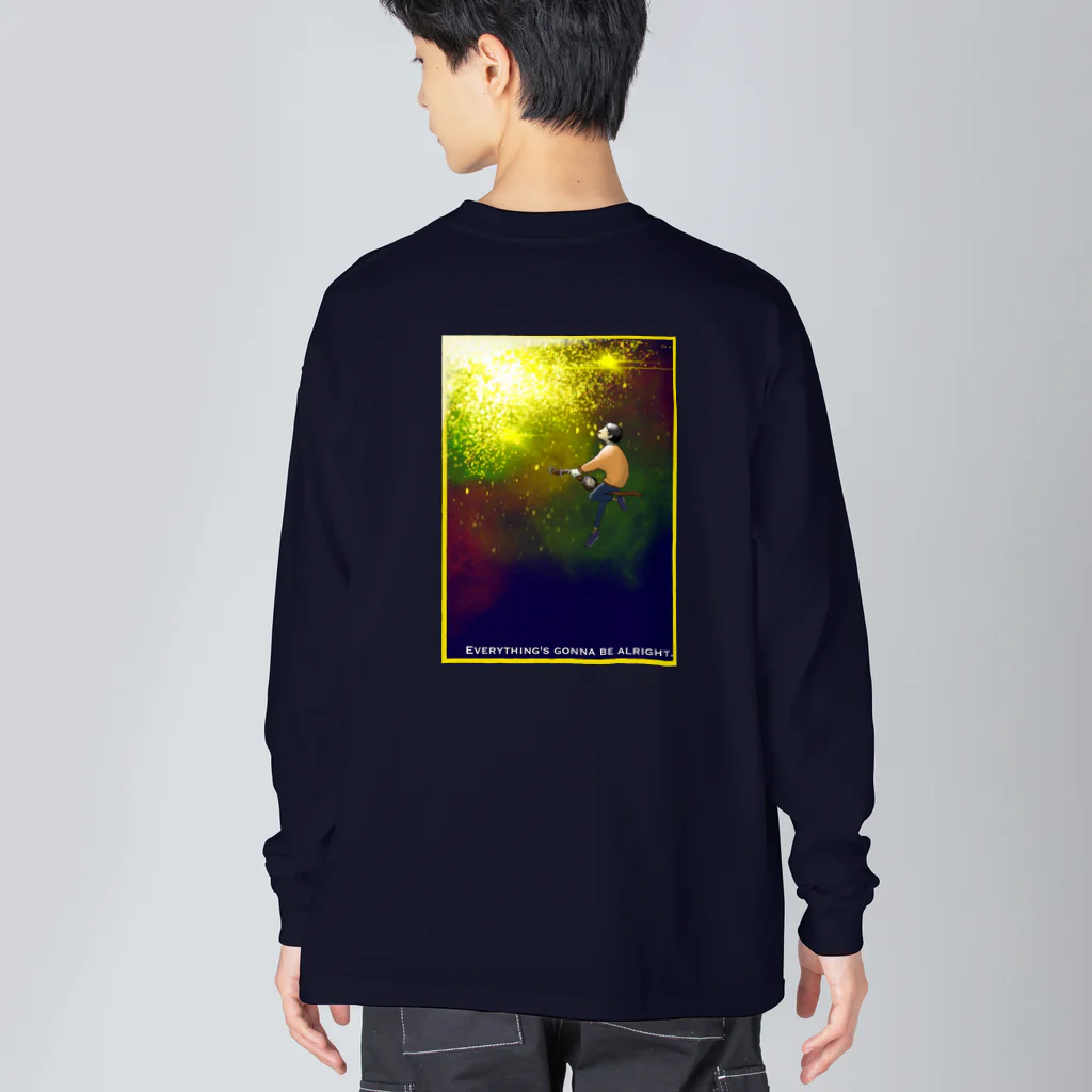 namika0821の時計宇宙 ビッグシルエットロングスリーブTシャツ