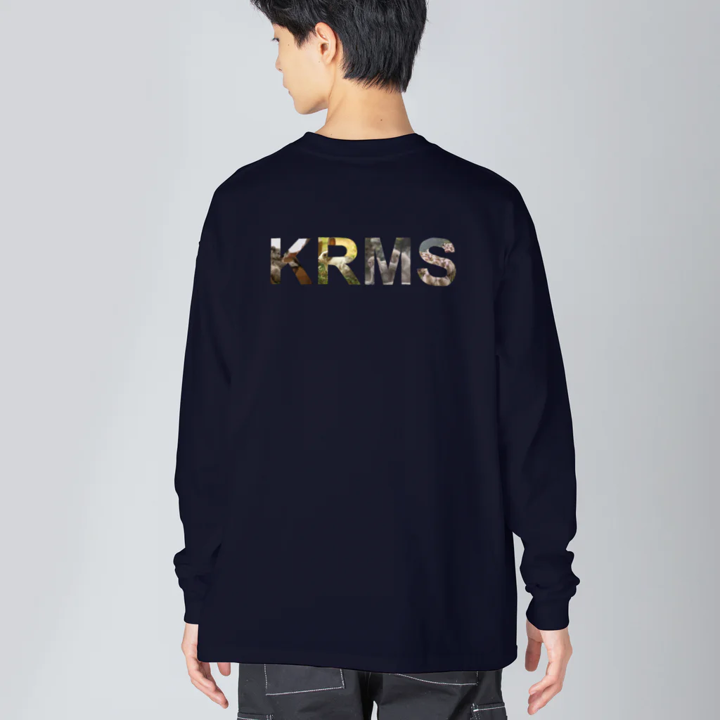 KRMSのKRMSロゴ ビッグシルエットロングスリーブTシャツ