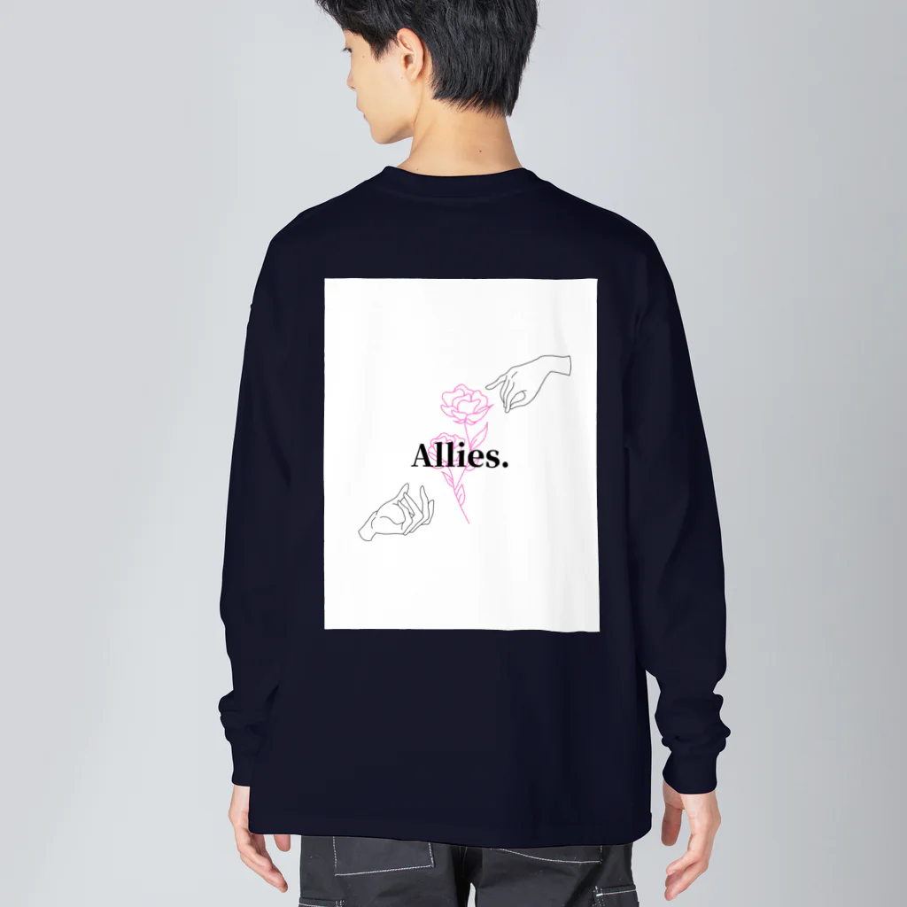 Allies. （ アライズ ）のAllies. （アライズ） ビッグシルエットロングスリーブTシャツ