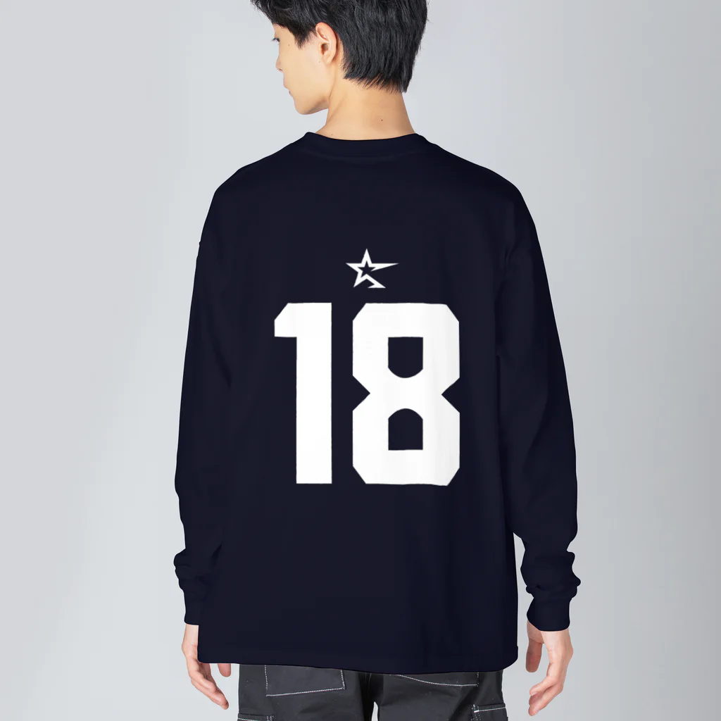 いそのスーパースターズのNo.18 Tシャツ ビッグシルエットロングスリーブTシャツ