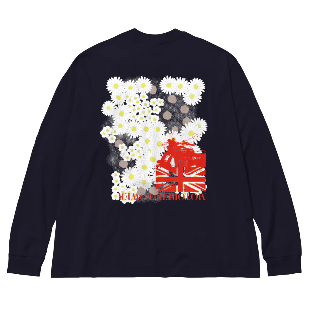 SOKICHISAITOのMOTOREDFLOWER ShiroiHana REDROGO ビッグシルエットロングスリーブTシャツ