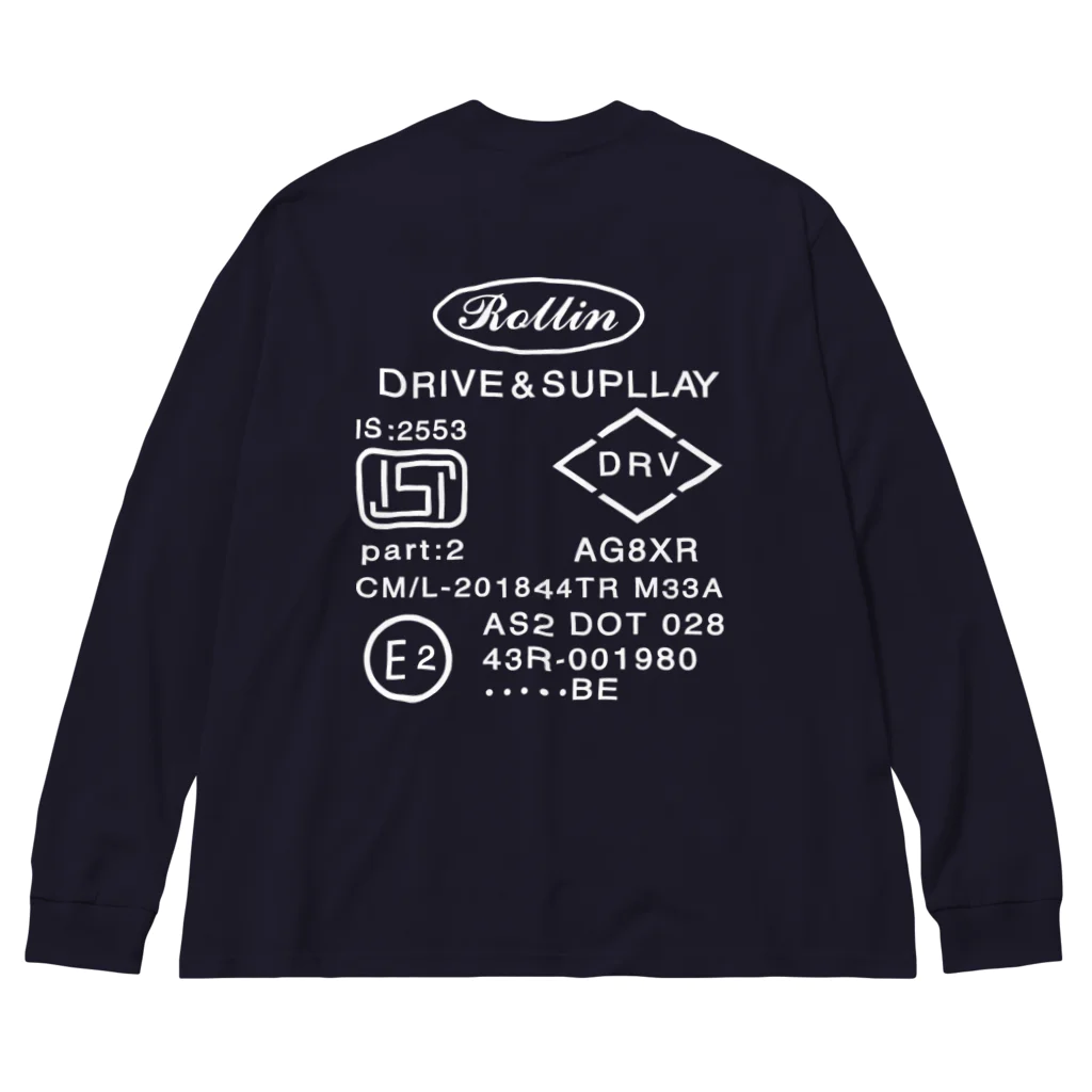 bankrollのk ビッグシルエットロングスリーブTシャツ