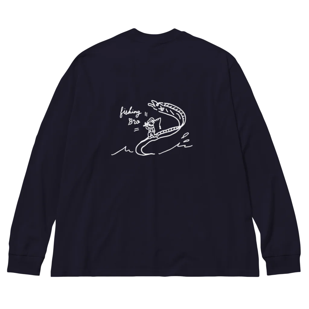 Paleale(ペールエール)のfishing bro ビッグシルエットロングスリーブTシャツ