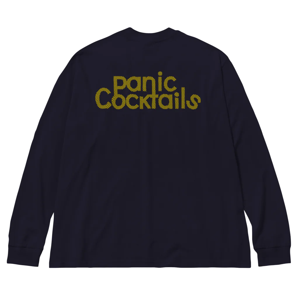 Panic CocktailsのPanic Cocktails BoldLogo YellowDot ビッグシルエットロングスリーブTシャツ