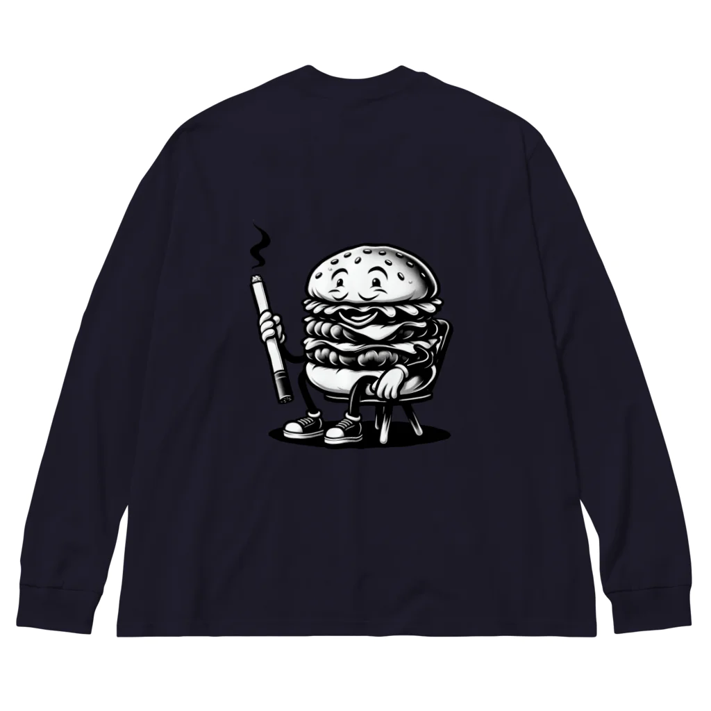 木更津CHILL の木更津バーガー Big Long Sleeve T-Shirt