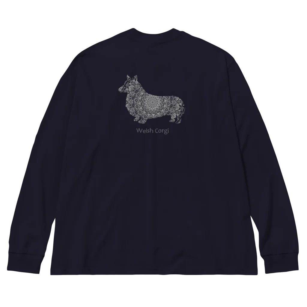 AtelierBoopの花月　コーギー Big Long Sleeve T-Shirt