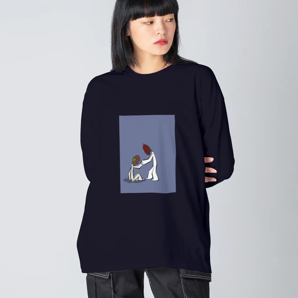 花瓶の疑問の寿命 Big Long Sleeve T-Shirt