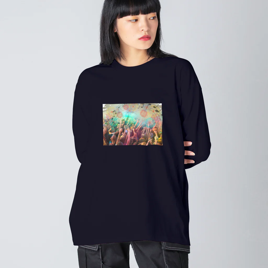 insparation｡   --- ｲﾝｽﾋﾟﾚｰｼｮﾝ｡のmusic festival Big Long Sleeve T-Shirt