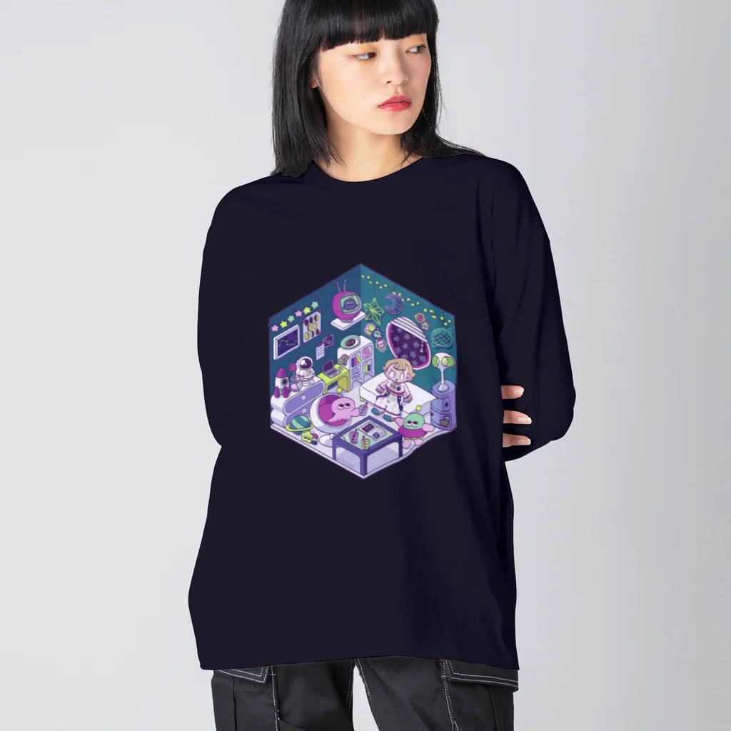 だるまかじーのみせの宇宙ルーム Big Long Sleeve T-Shirt