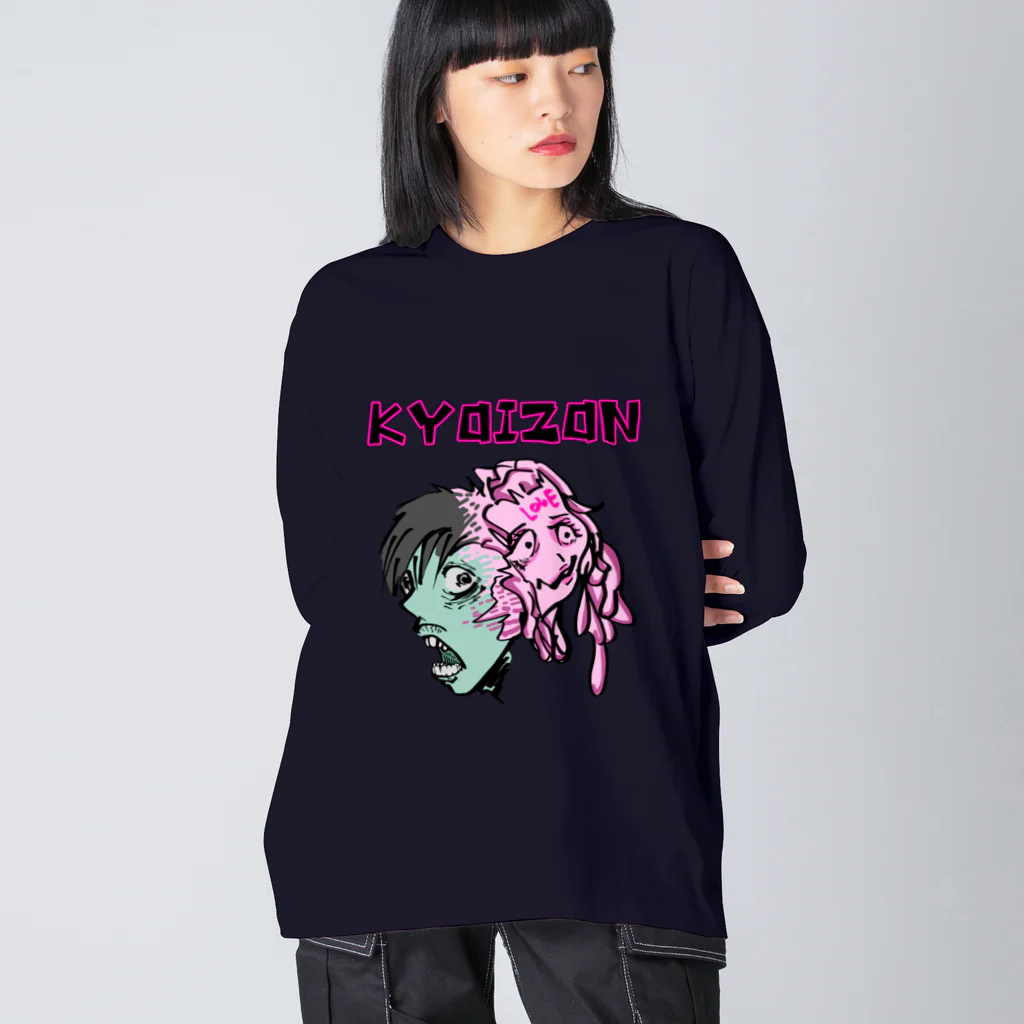 JINPIN (仁品)の共依存 Big Long Sleeve T-Shirt