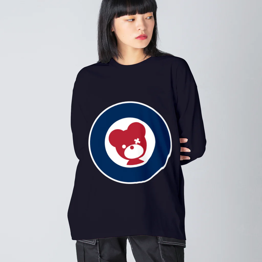 ROYAL BEAR FORCEのRoundel (Royal Bear Force) ビッグシルエットロングスリーブTシャツ