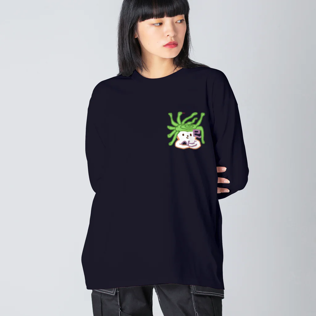 ミーミー⭐︎イニシャルズ/スージーズストアのヘビ年のへーびぃ Big Long Sleeve T-Shirt