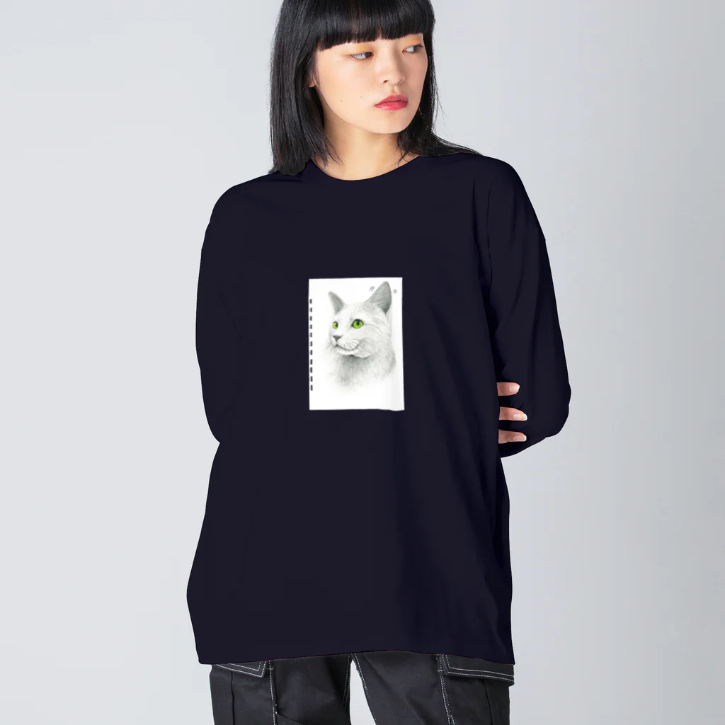 Leee_sanのロシアンブルー Big Long Sleeve T-Shirt