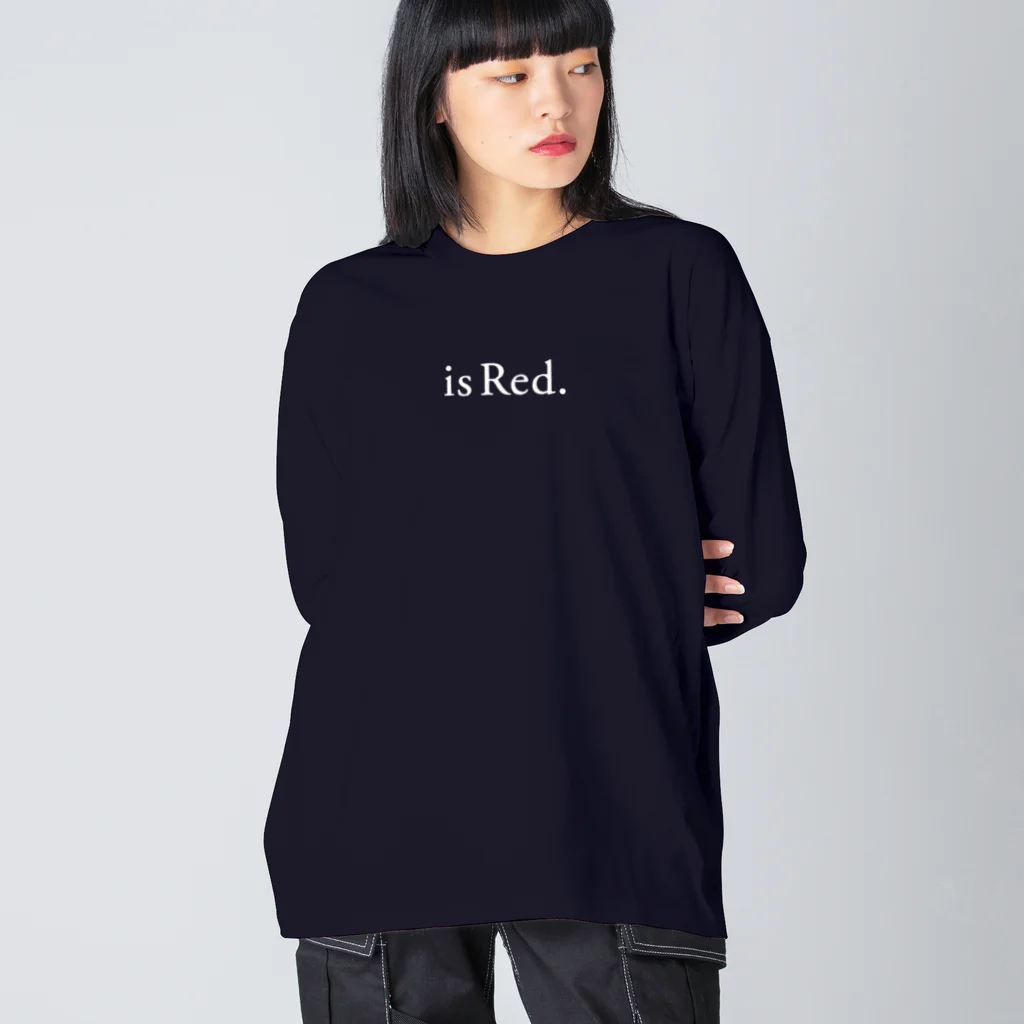 ハバネロ胡椒のハバネロ胡椒「is Red.」記念グッズD ビッグシルエットロングスリーブTシャツ