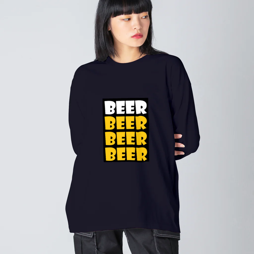 tamaccoのＢＥＥＲ ビッグシルエットロングスリーブTシャツ