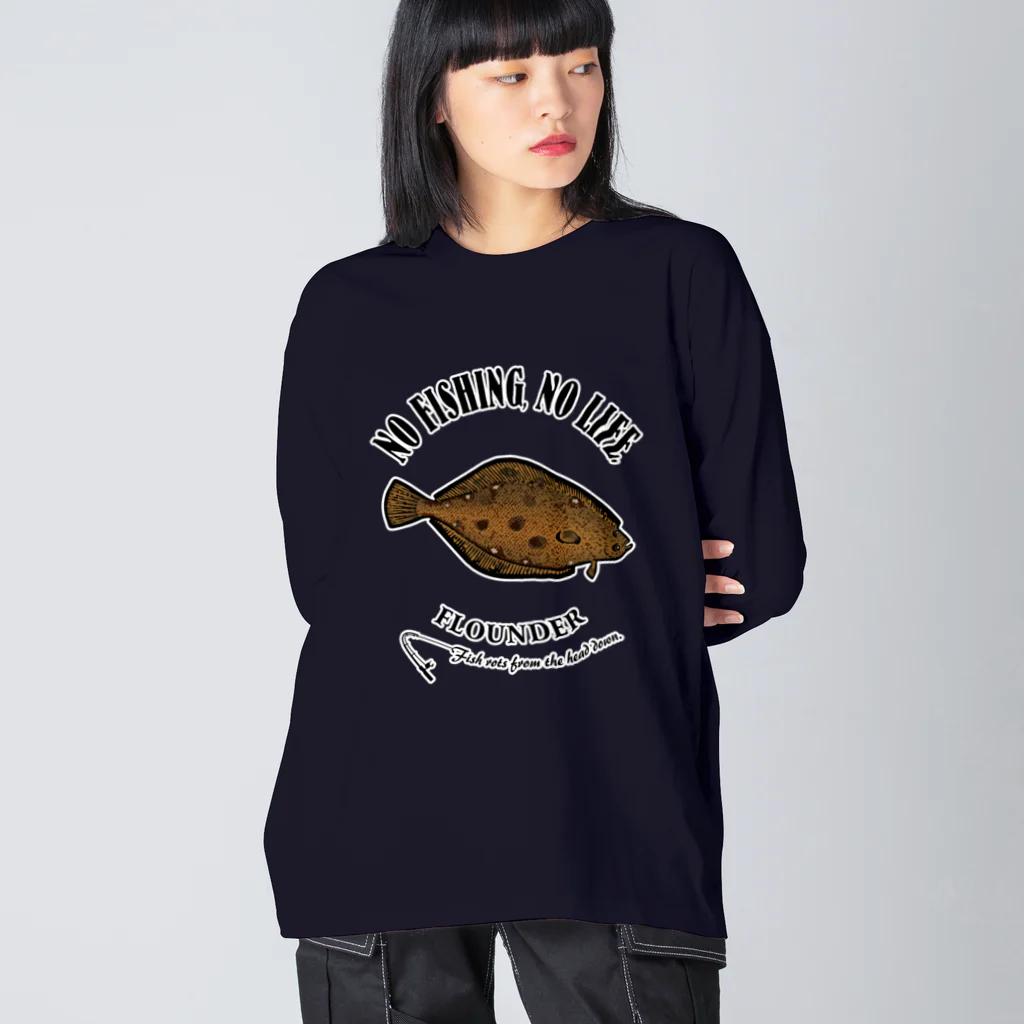 猫と釣り人のKAREI_EB_1CW ビッグシルエットロングスリーブTシャツ