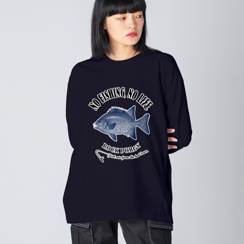 猫と釣り人のISHIGAKIDAI_EB_2CW Big Long Sleeve T-Shirt